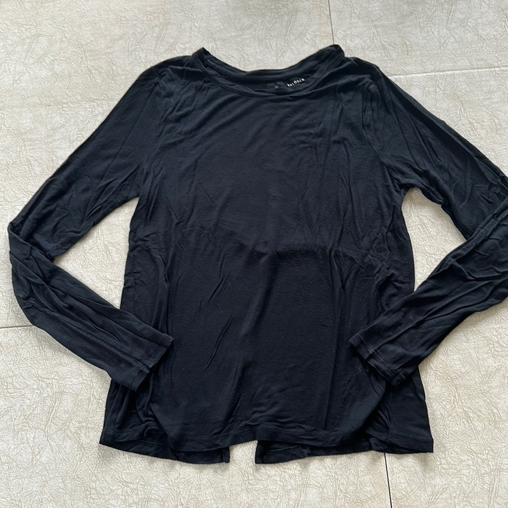 Halogen Black Long Sleeve Shirt